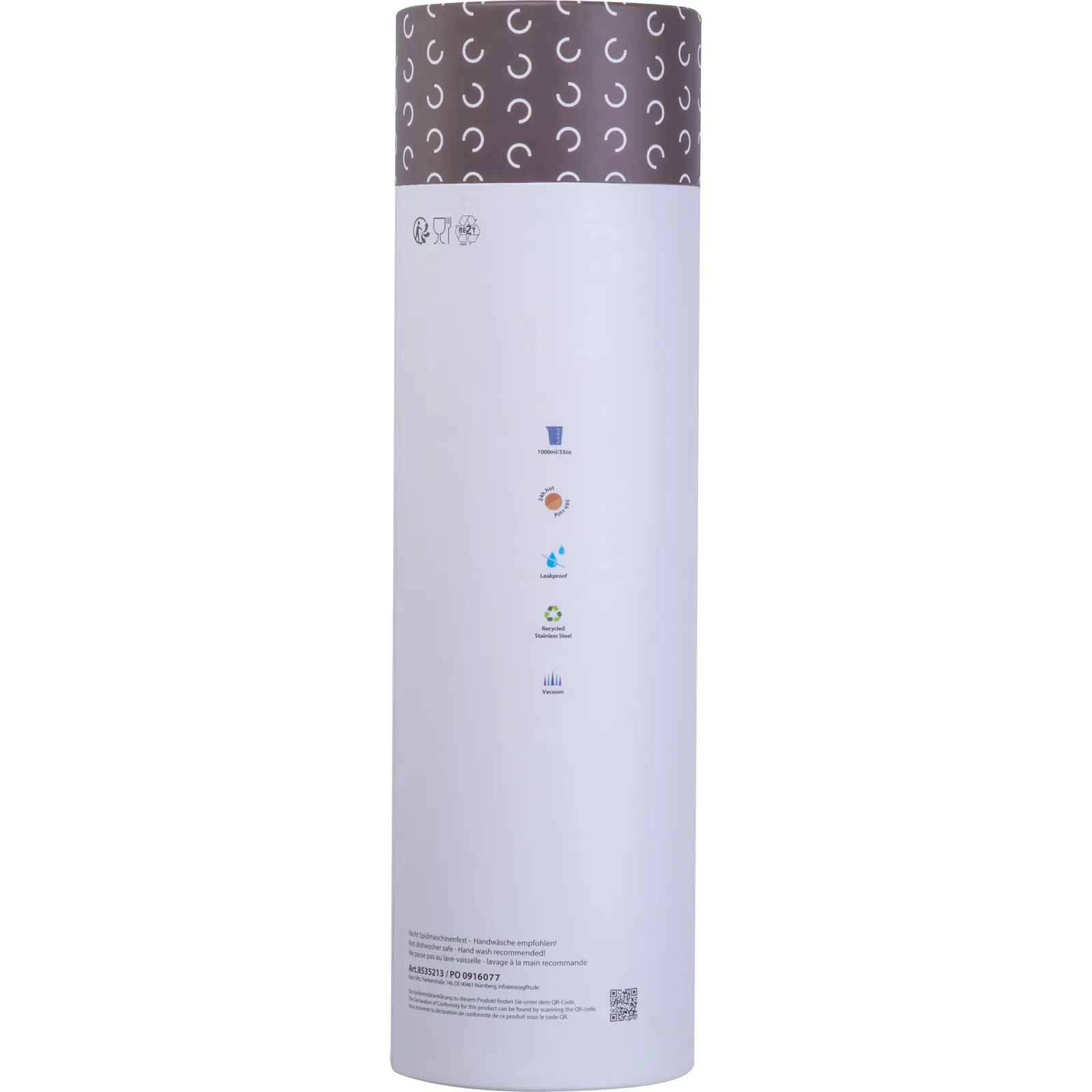 MoLu Isolierflasche Le Bourget, weiss – Bild 4