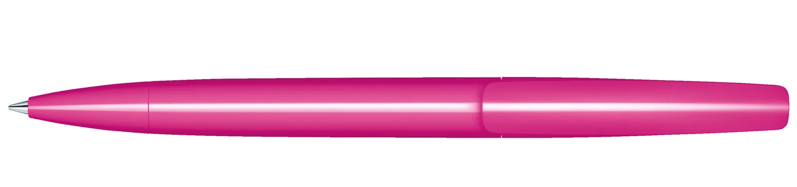 Bridge Polished Drehkugelschreiber, Rhodamine Red - Pink – Bild 3