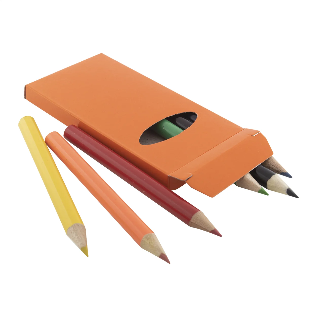 6-tlg. Buntstifte-Set Lionni, orange – Bild 3