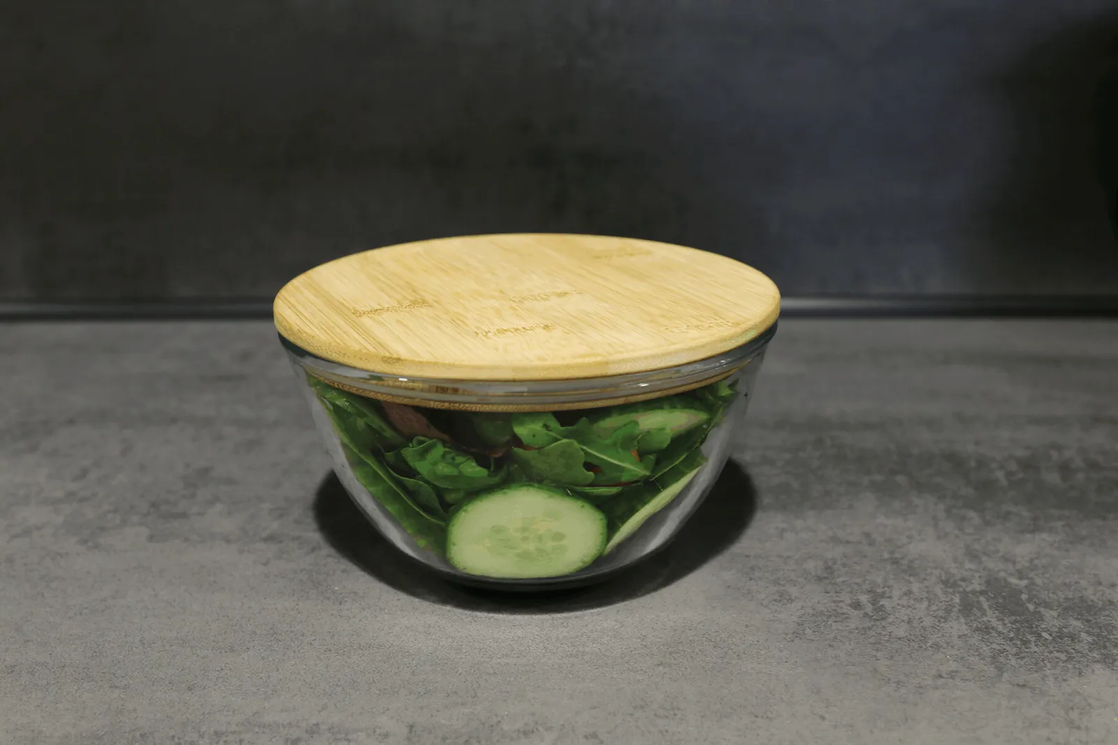 FRESH LUNCH - Glasschüssel braun, transparent, braun, transparent – Bild 7
