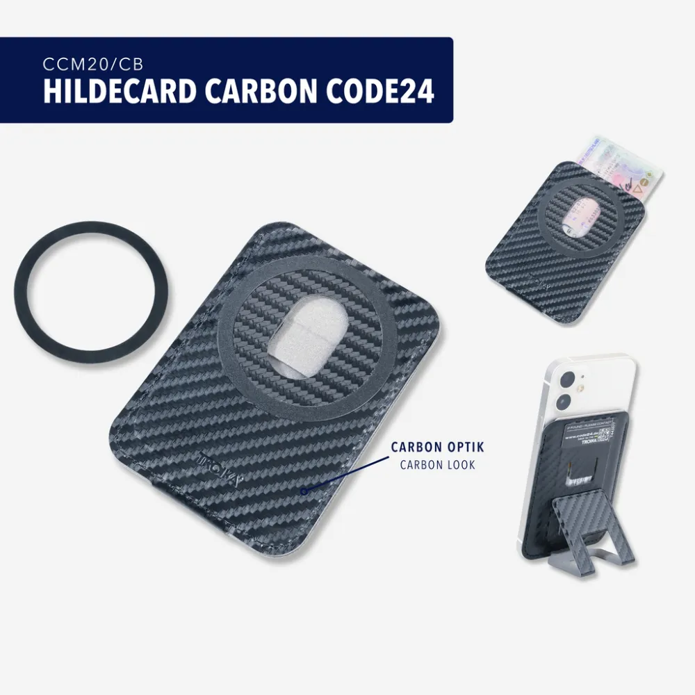 Kartenetui HILDECARD CARBON CODE24 carbon optik, carbon optik – Bild 7