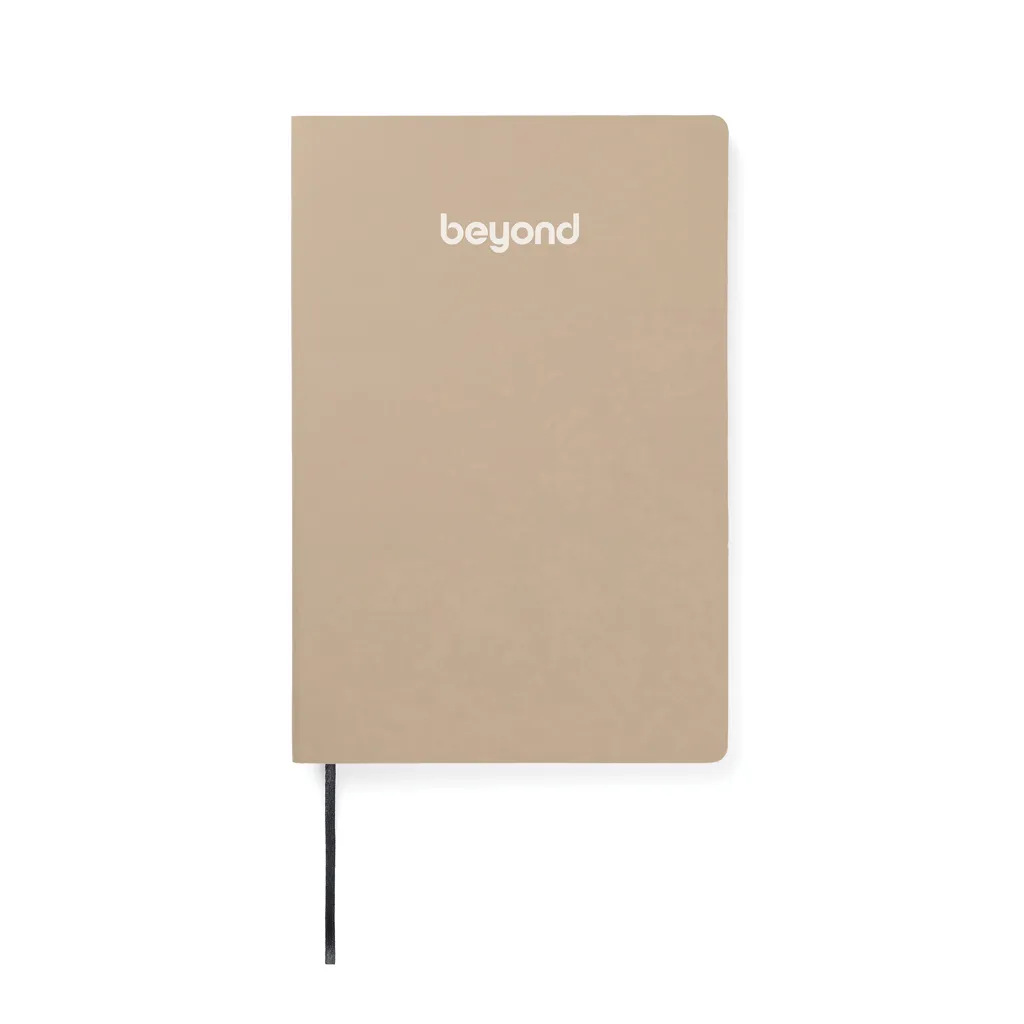 VINGA Baltimore RCS PU Softcover Notizbuch, greige – Bild 4