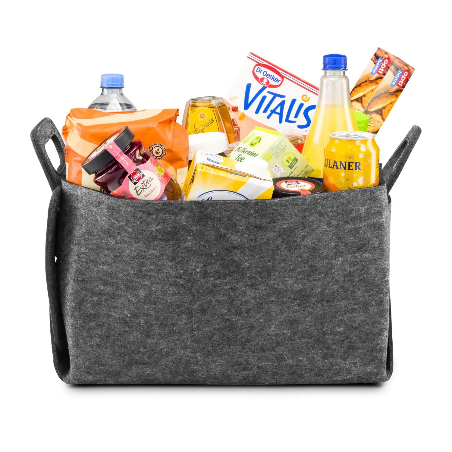 ROMINOX® Vegane Filztasche // Magna, grau – Bild 4