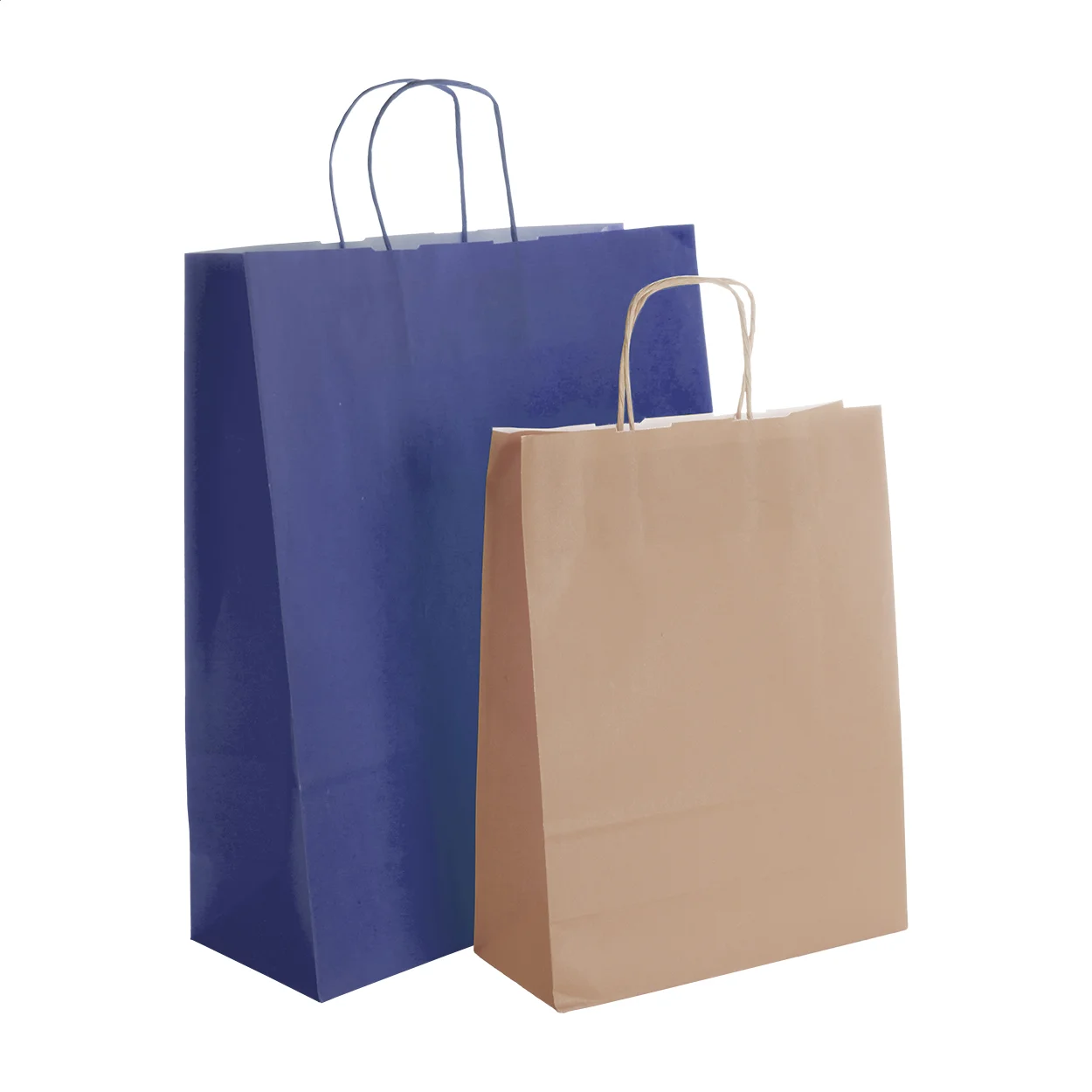 Papier-Einkaufstasche Mall, blau – Bild 2