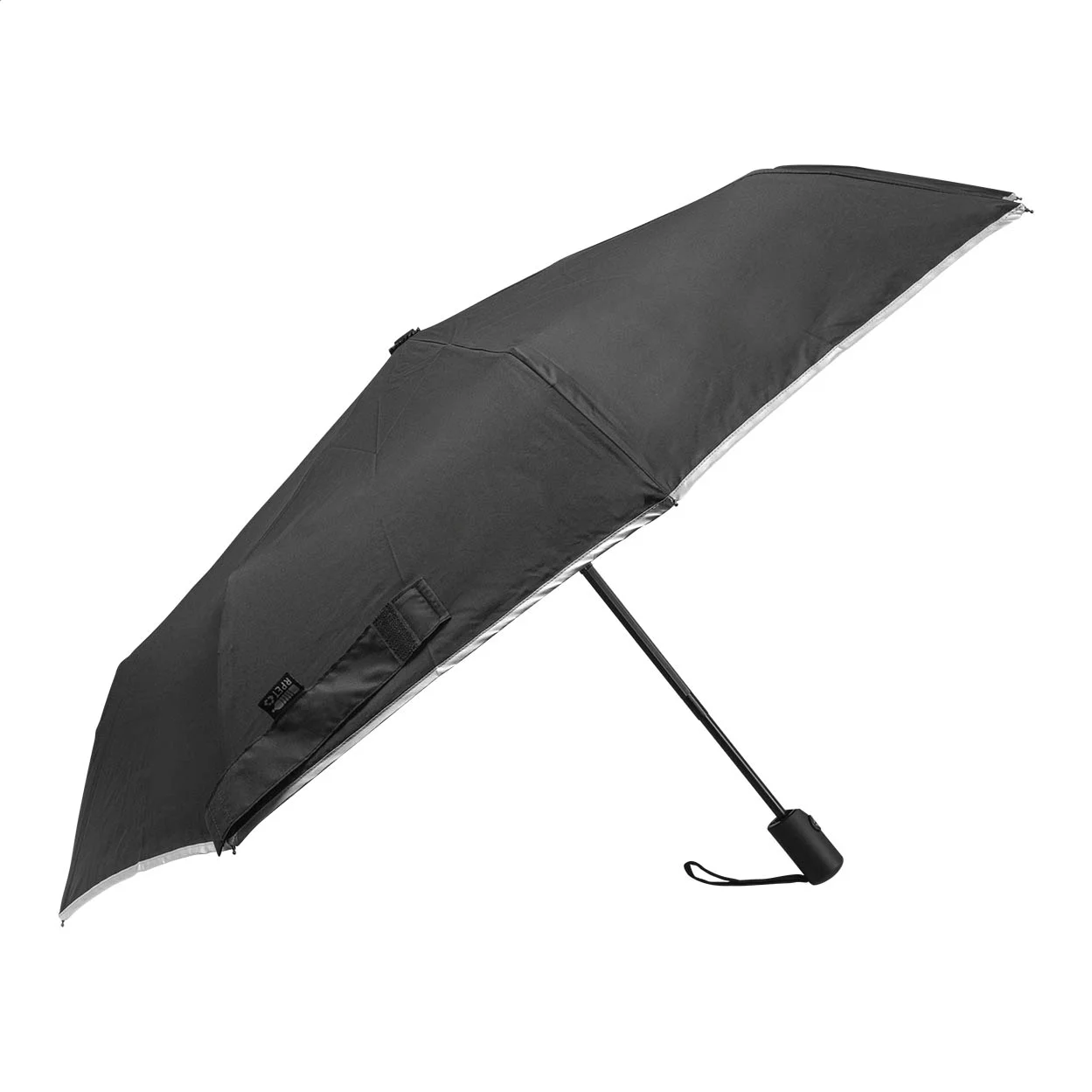 Regenschirm Ouragan, RPET, schwarz – Bild 2
