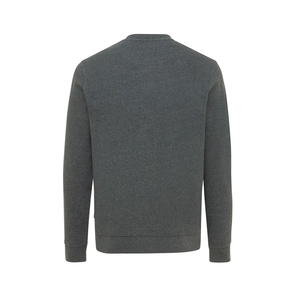 IQONIQ Denali ungefärbt. Rundhals-Sweater aus recycelter BW, heather anthracite – Bild 2