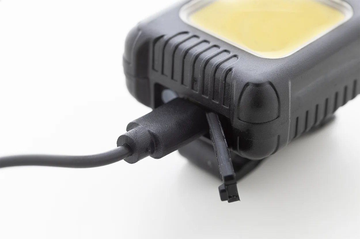 wiederaufladbares Fahrradlichtset Cobik, schwarz – Bild 7