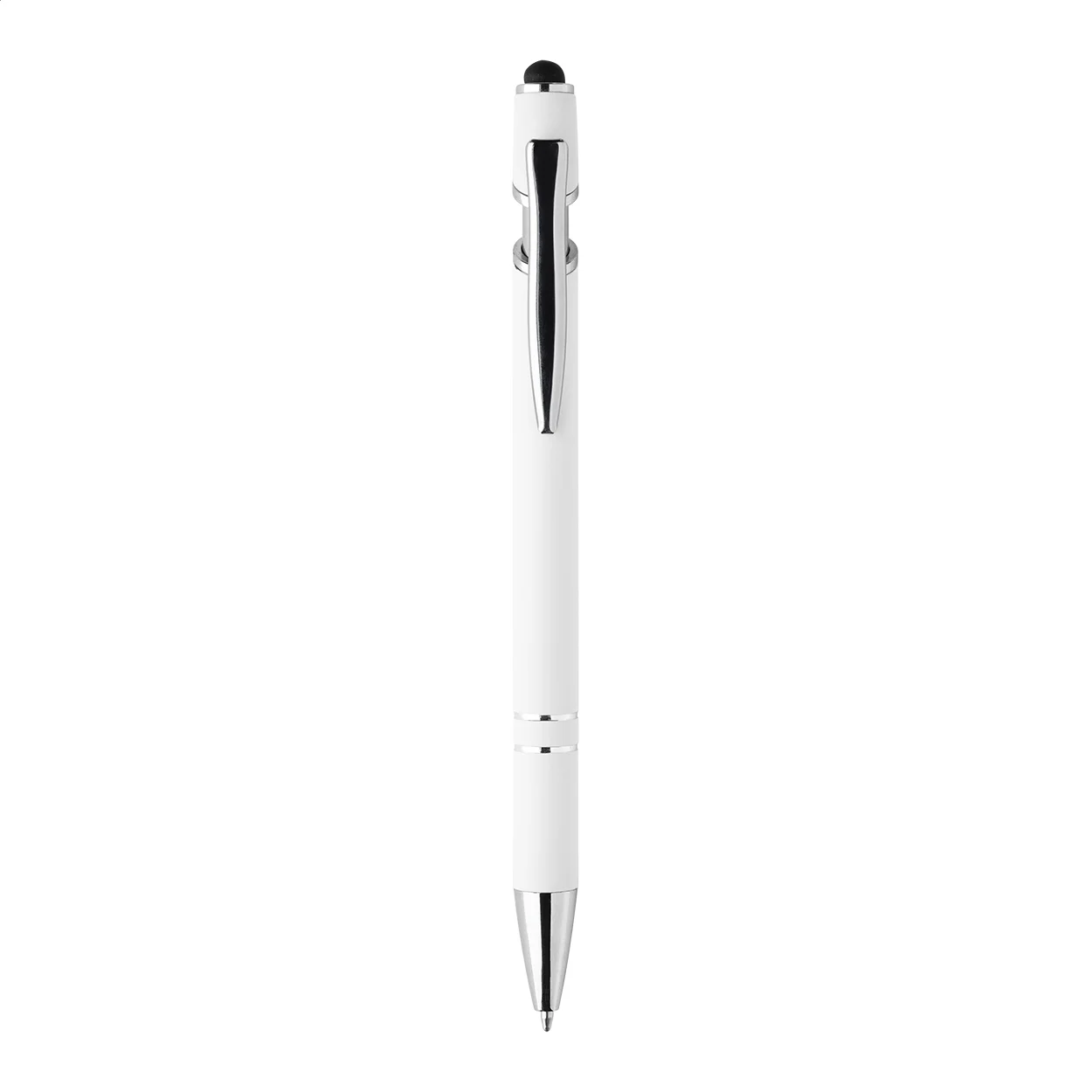 Touchpen-Kugelschreiber Tonnel Soft, weiß – Bild 7