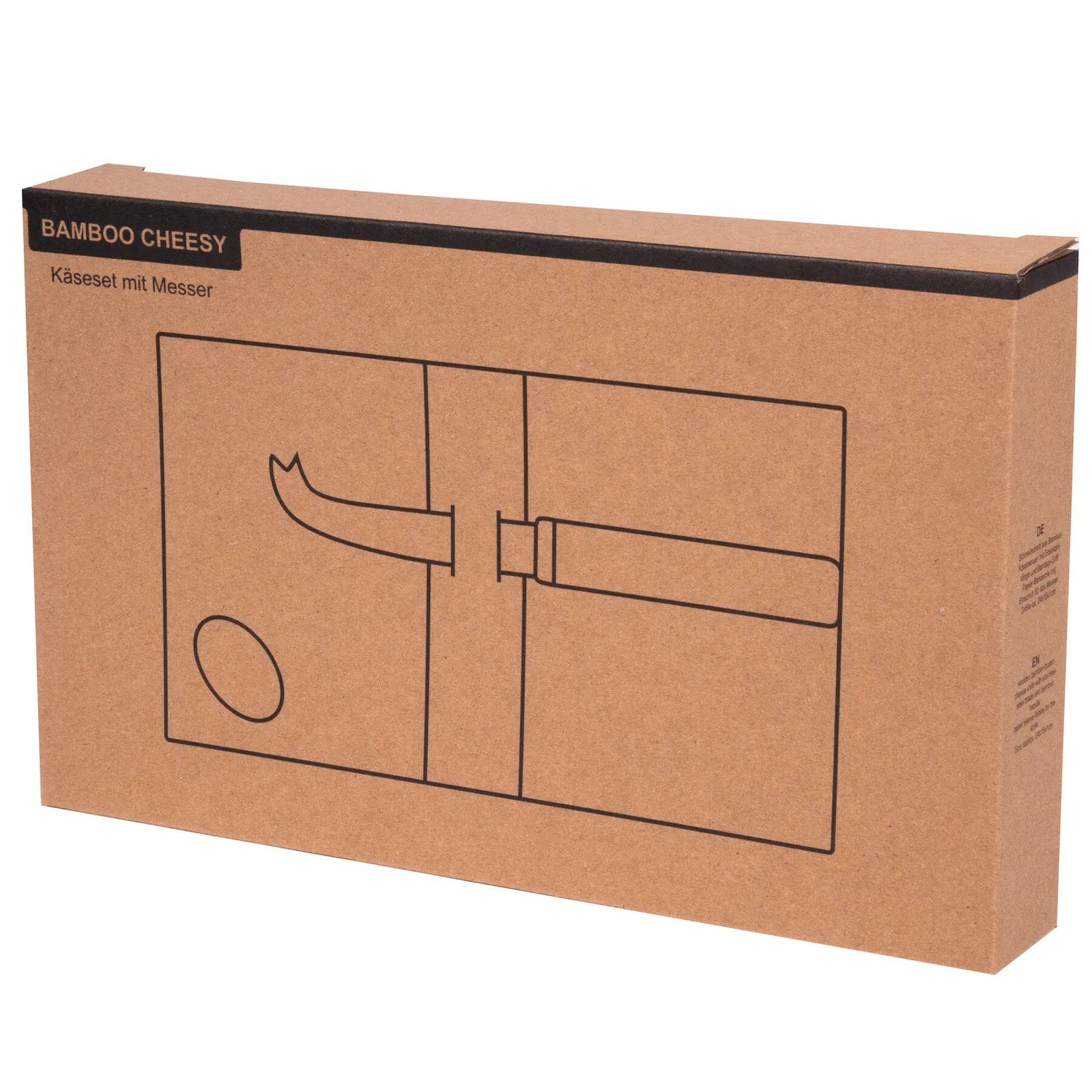 BAMBOO CHEESY - Käseset braun, braun – Bild 5