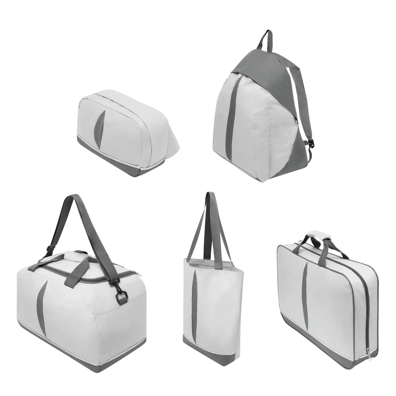 BASIC - Taschenset grau, grau