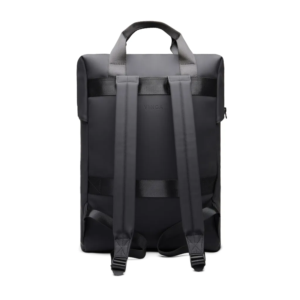 VINGA Baltimore RCS Tote Rucksack, schwarz – Bild 3