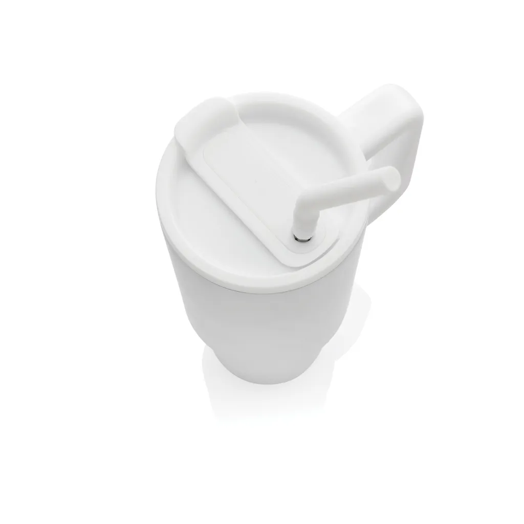Embrace Deluxe Becher aus RCS recyceltem Edelstahl 900ml, weiß – Bild 2