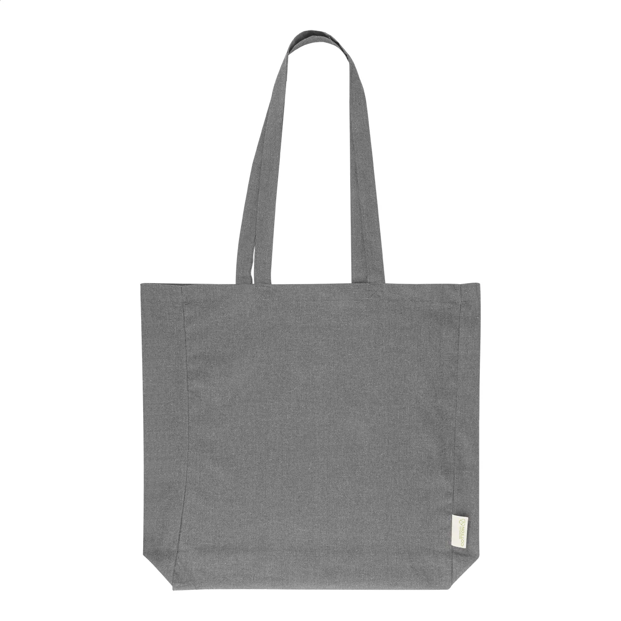 Einkaufstasche Guspex Hue aus recycelter Baumwolle, aschgrau – Bild 2