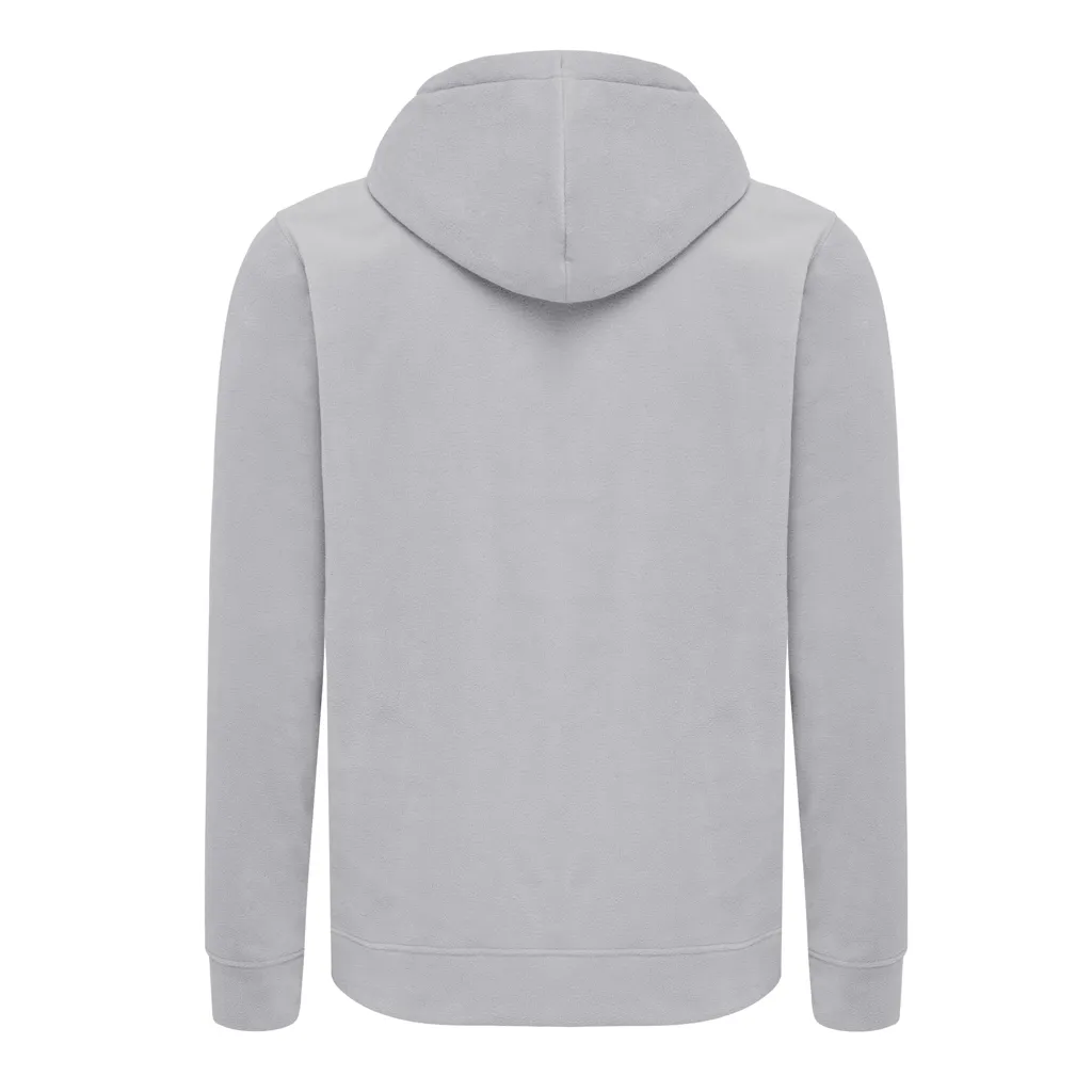 IQONIQ Trivor Mikrofleece-Kapuzen-Pulli aus recyc. Polyester, storm grey – Bild 2