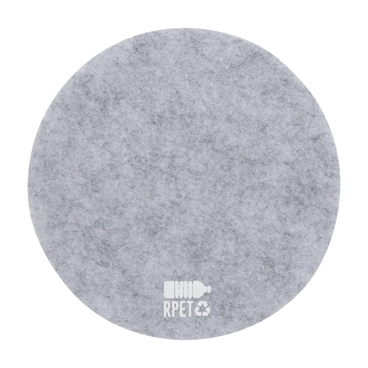 RPET-Filzuntersetzer Hefe, grau – Bild 2