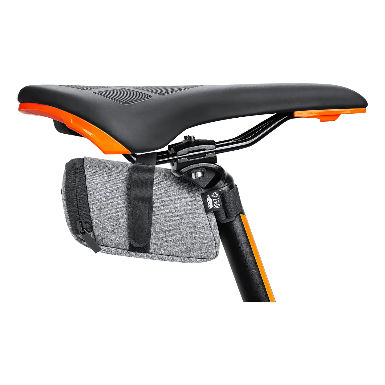 RPET Fahrradsatteltasche Konna, grau – Bild 4