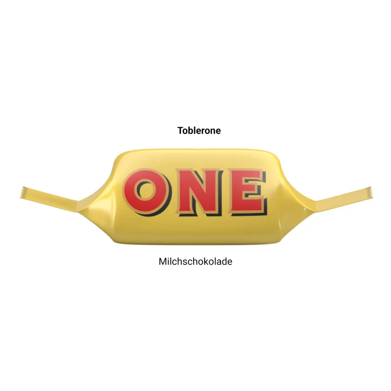 Werbedreieck Mini, Toblerone Tiny 1er – Bild 2