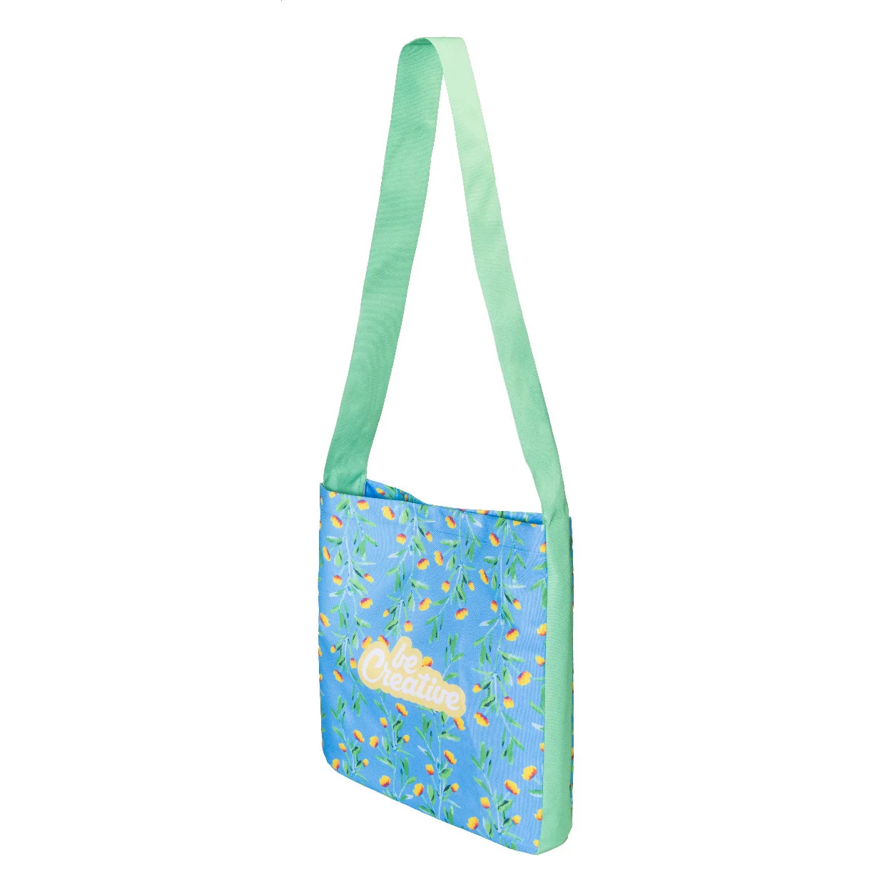 individuelle Umhängetasche, RPET SuboBag Messenger, weiß – Bild 2