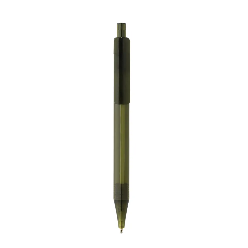 GRS rPET X8 transparenter Stift, grün – Bild 2