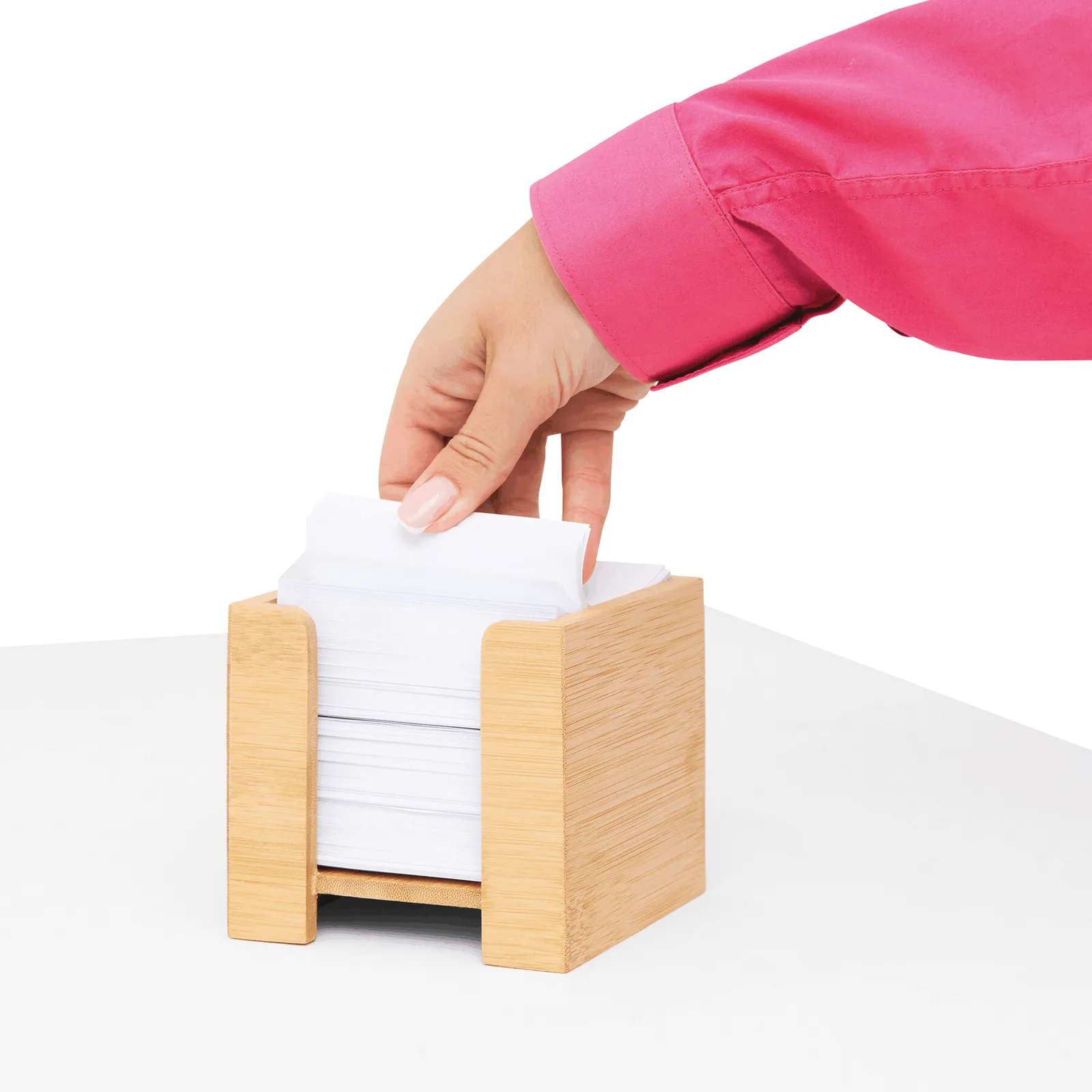 NEVER FORGET BAMBOO - Zettelbox braun, braun – Bild 6