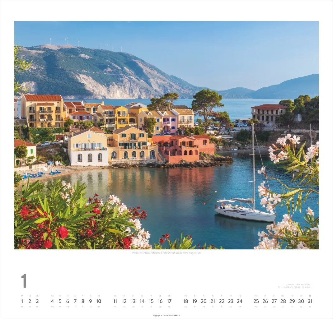 Griechische Inseln Wandkalender 2027 – Bild 2