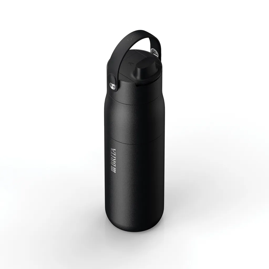 BRITA LARQ Essential Wasserflasche 680ml, schwarz – Bild 3