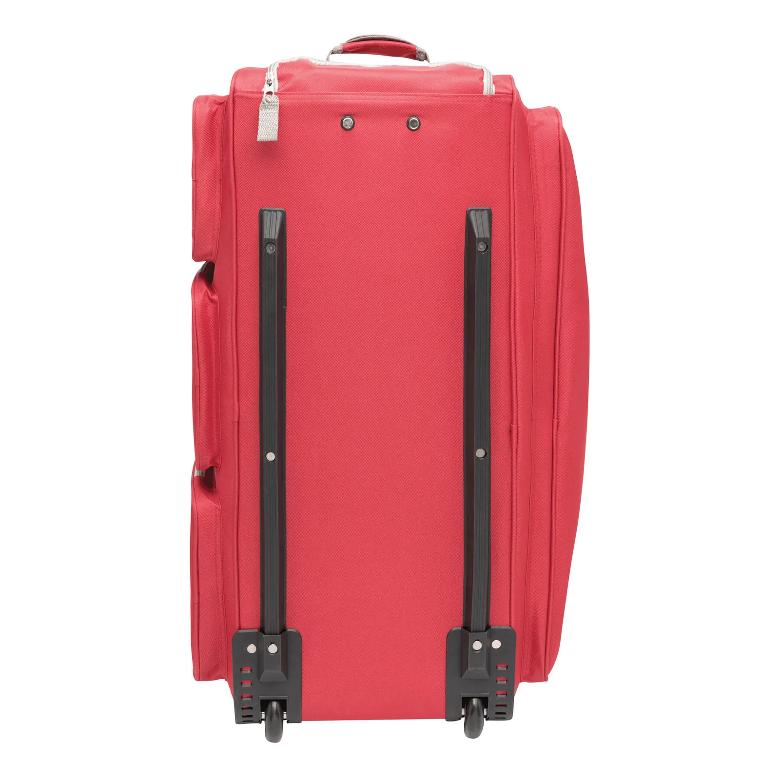 9P - Trolley-Reisetasche, grau, rot – Bild 4