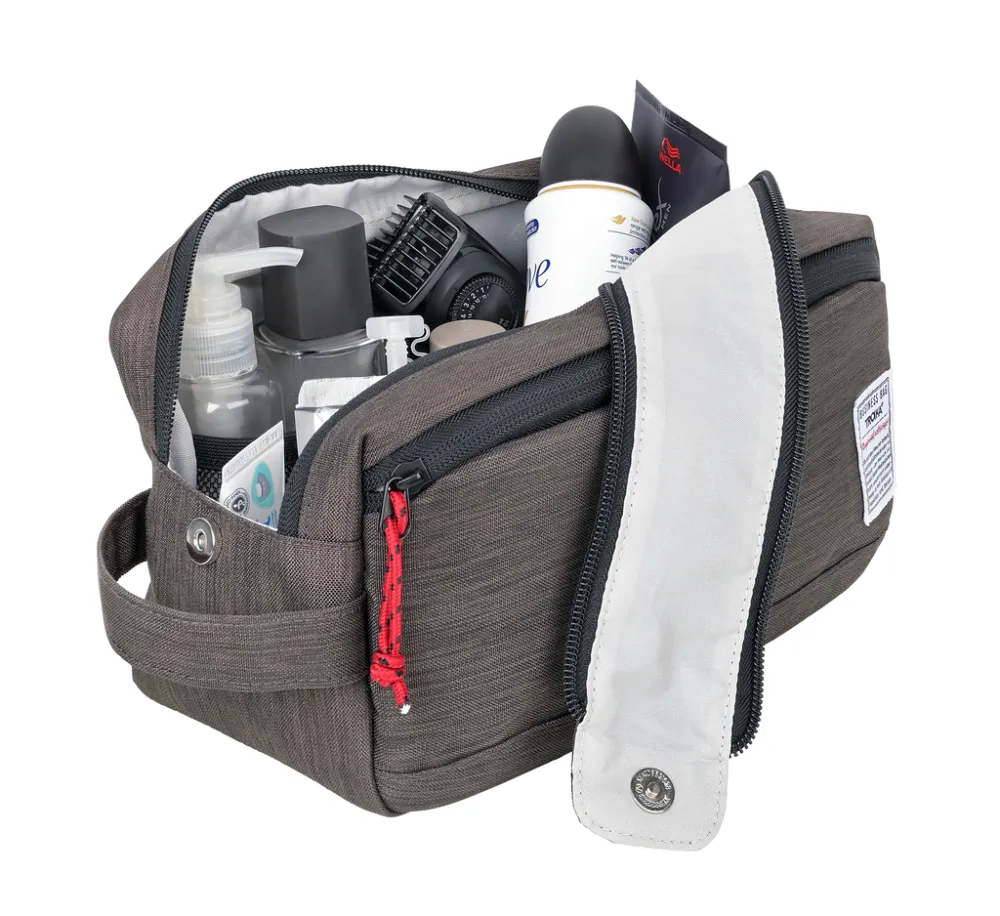 Kulturbeutel BUSINESS WASHBAG 2, anthrazit/schwarz – Bild 4