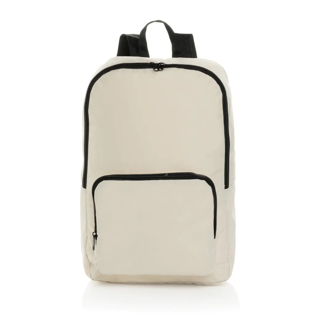 Dillon AWARE™ RPET faltbarer klassischer Rucksack, off white – Bild 2
