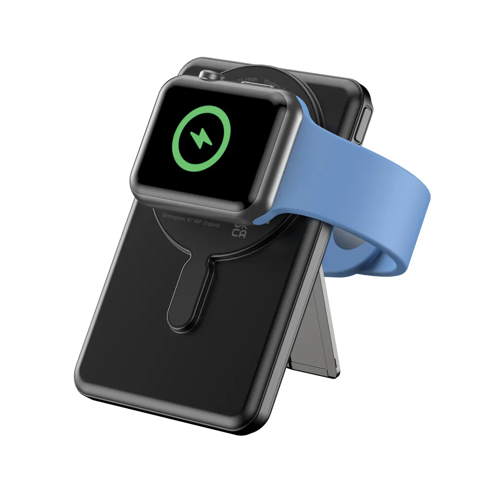 Urban Vitamin Redwood 5-in-1 5.000mAh 20W PD magn. Powerbank, schwarz – Bild 4