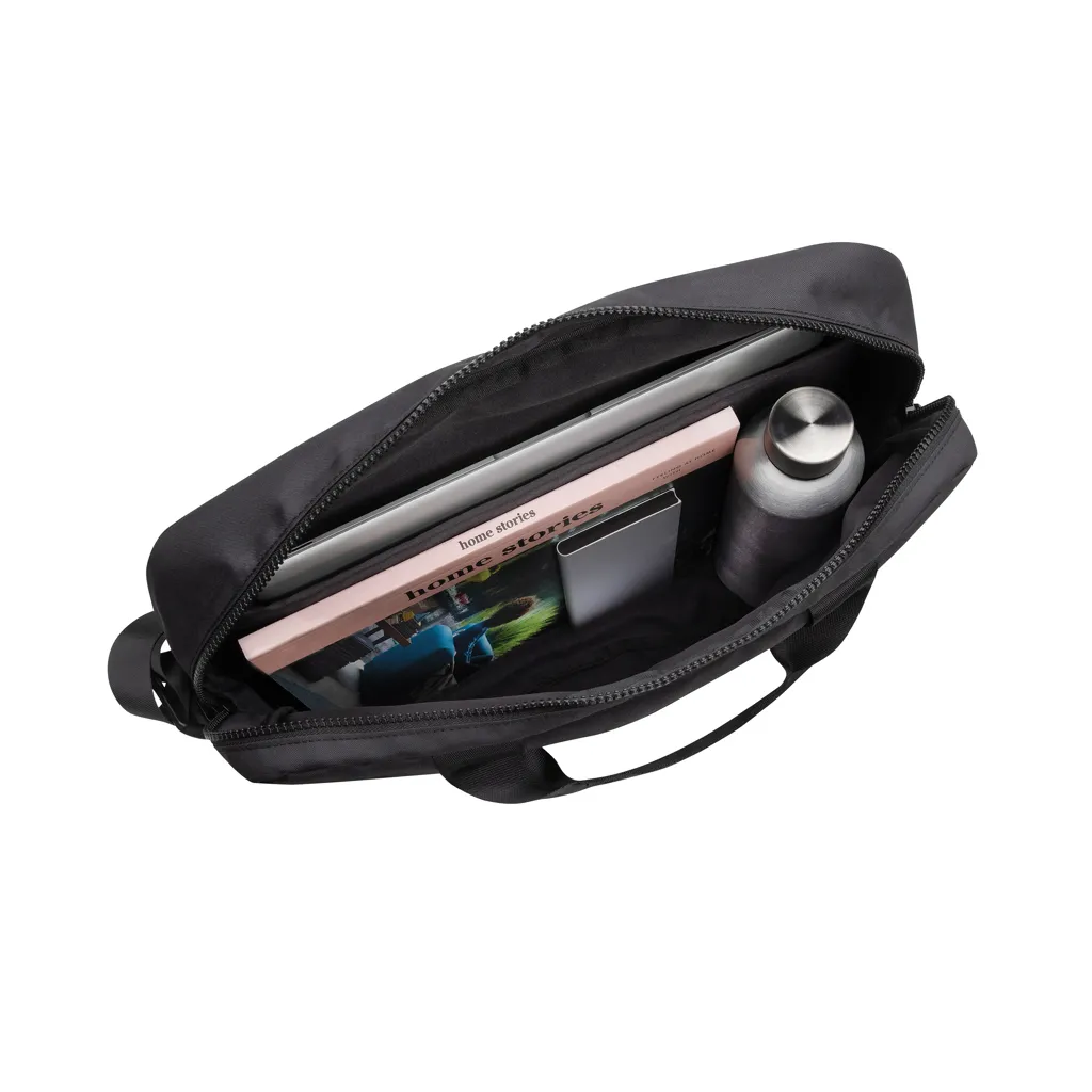 Swiss Peak Aware™ RPET Essential 15.6" Laptop Tasche, schwarz – Bild 4