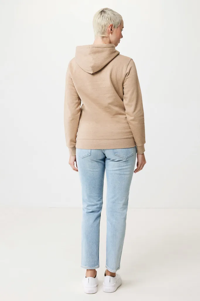 IQONIQ Torres ungefärbter Hoodie aus recycelter Baumwolle, heather brown – Bild 9