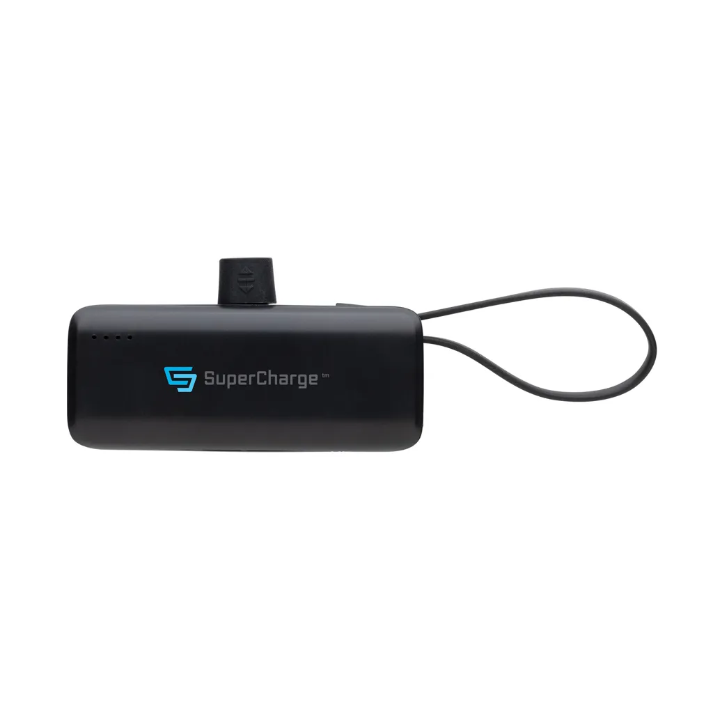Powerlink 3000mah Powerbank aus RCS rPlastic mit USB-C Kabel, schwarz – Bild 7