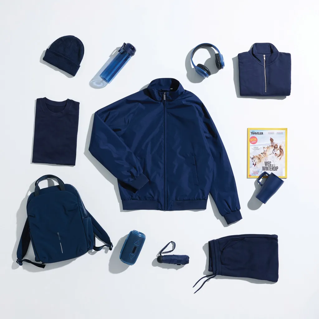 IQONIQ Odin Urban Jacke aus recyceltem Polyester, navy blau – Bild 8