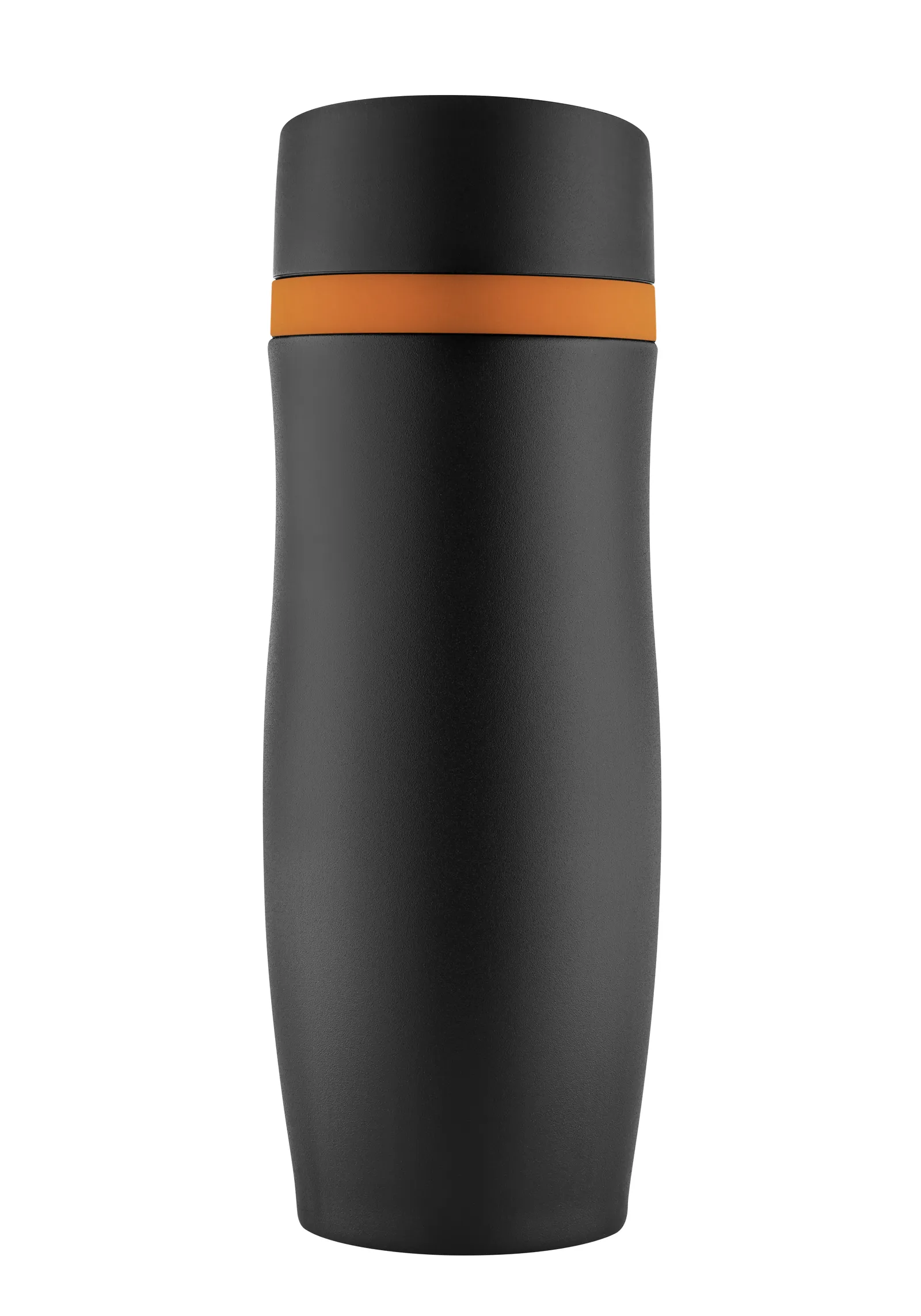Thermobecher "CremaExtensaNero" schwarz/Ring, schwarz/orange – Bild 2