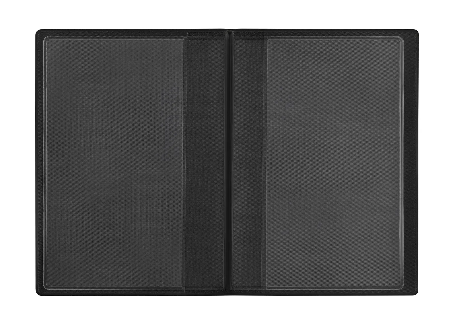 Ausweistasche "4-fach" Velours, schwarz – Bild 2