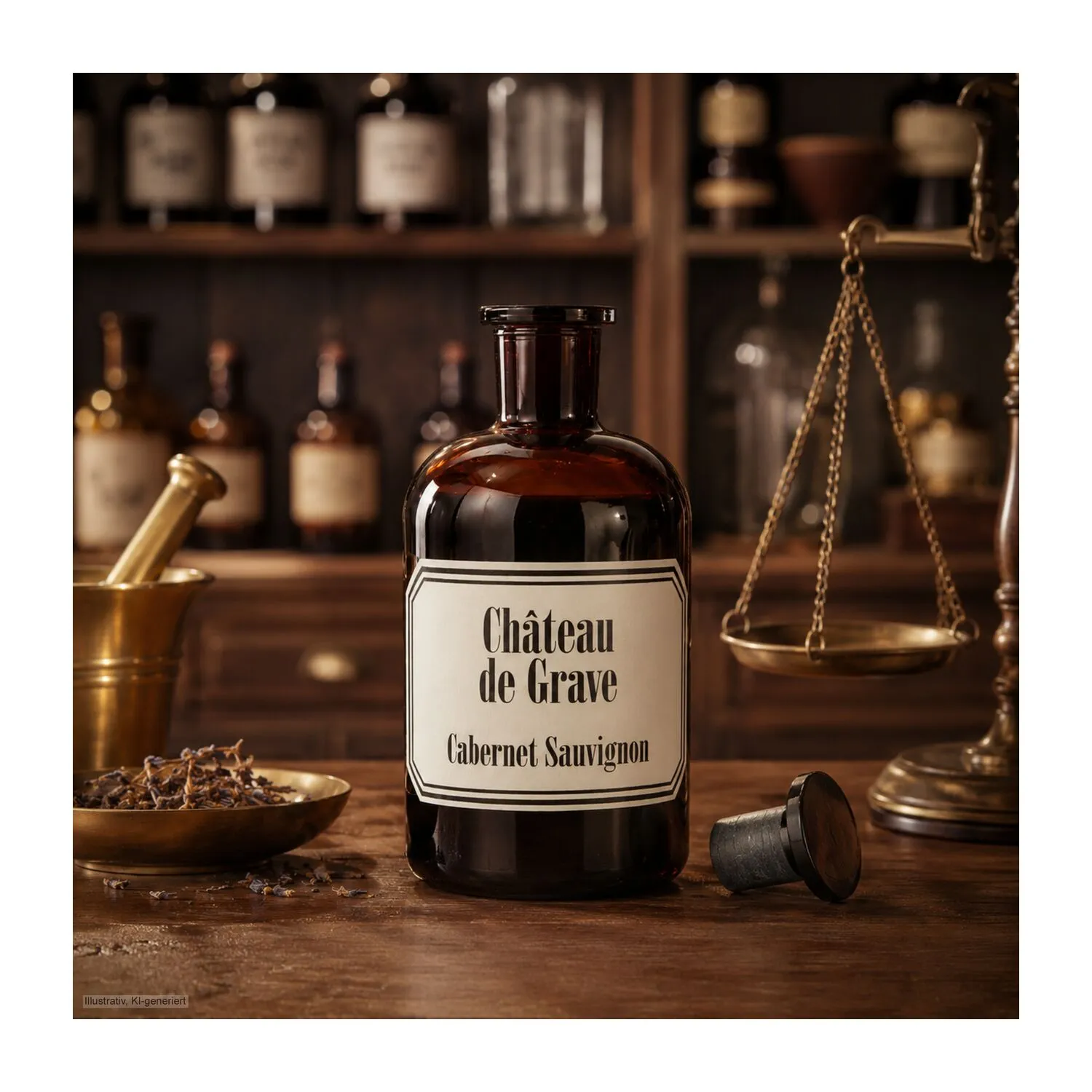 Geschenkset / Präsenteset: Apothekerflasche, schwarz – Bild 2