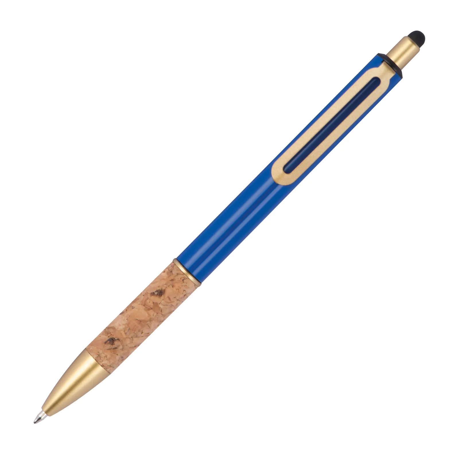 Metall Kugelschreiber Capri, blau – Bild 3