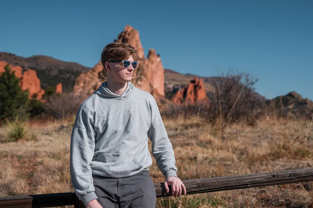 Gleam Sonnenbrille aus RCS rec. PC mit verspiegelten Gläsern, blau – Bild 5