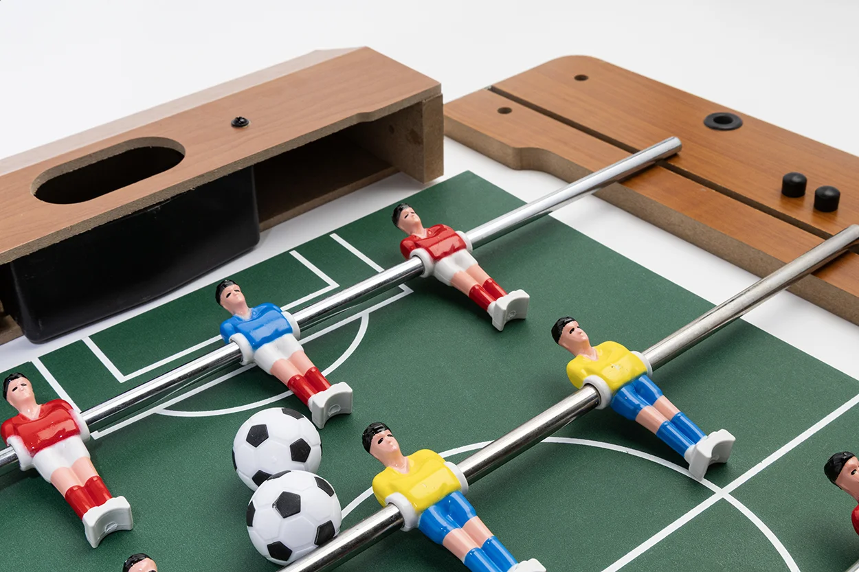 Mini-Tischkicker DeskChamp, natur – Bild 6