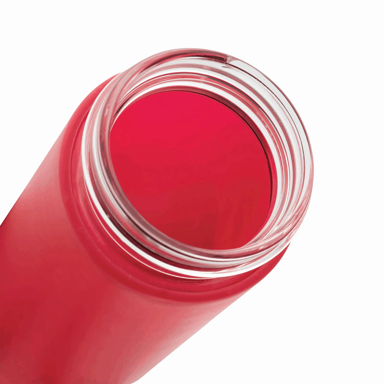 ELEGANT DRINK - Glas-Trinkflasche magenta, magenta – Bild 5