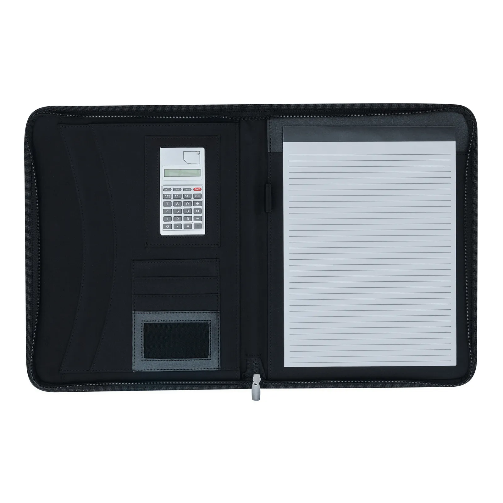 NOBLESSE ZIP - Portfolio schwarz, schwarz – Bild 2