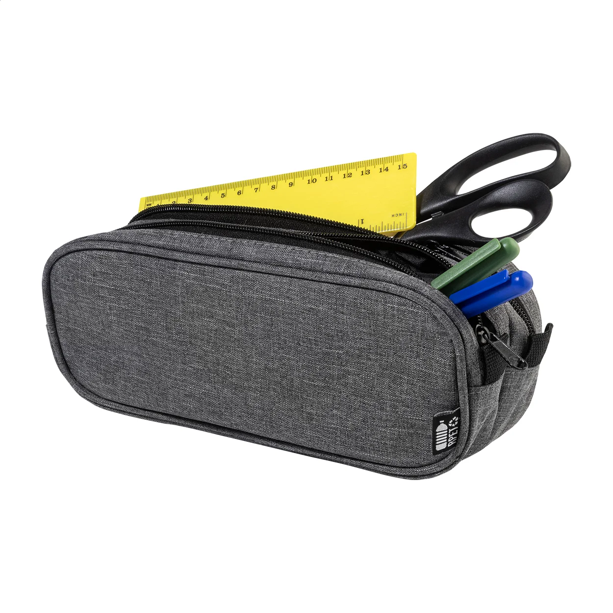 RPET Stiftetasche Dubsten, dunkelgrau – Bild 4