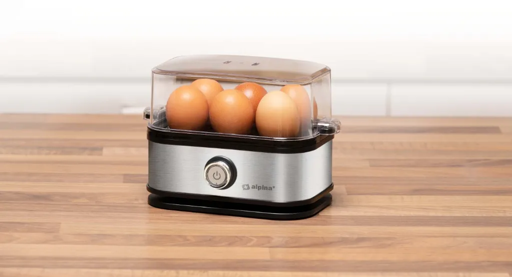 ALPINA Eierkocher 230V 210W, Silber – Bild 4