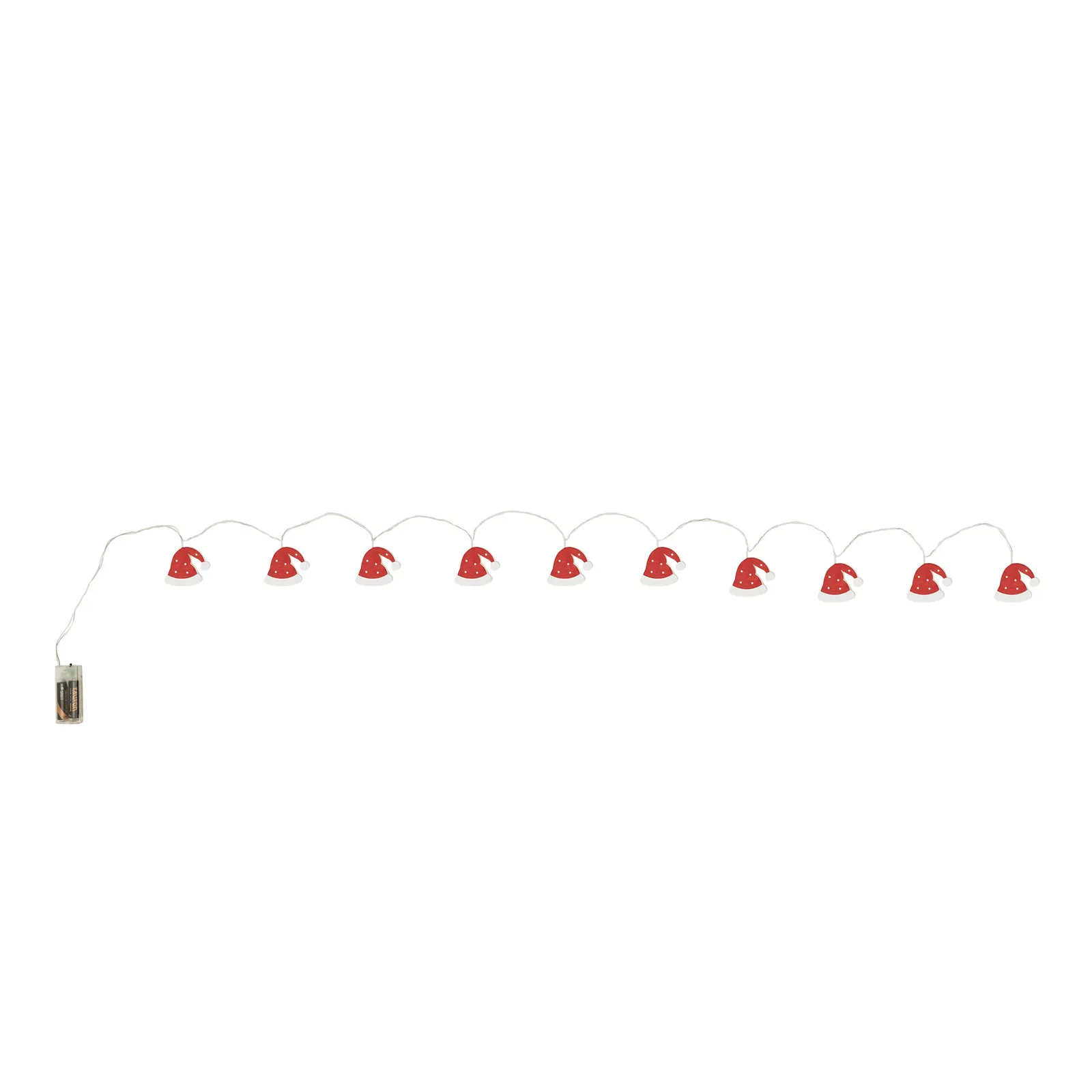 SANTA CAP - Lichterkette rot, weiß, rot, weiß – Bild 2