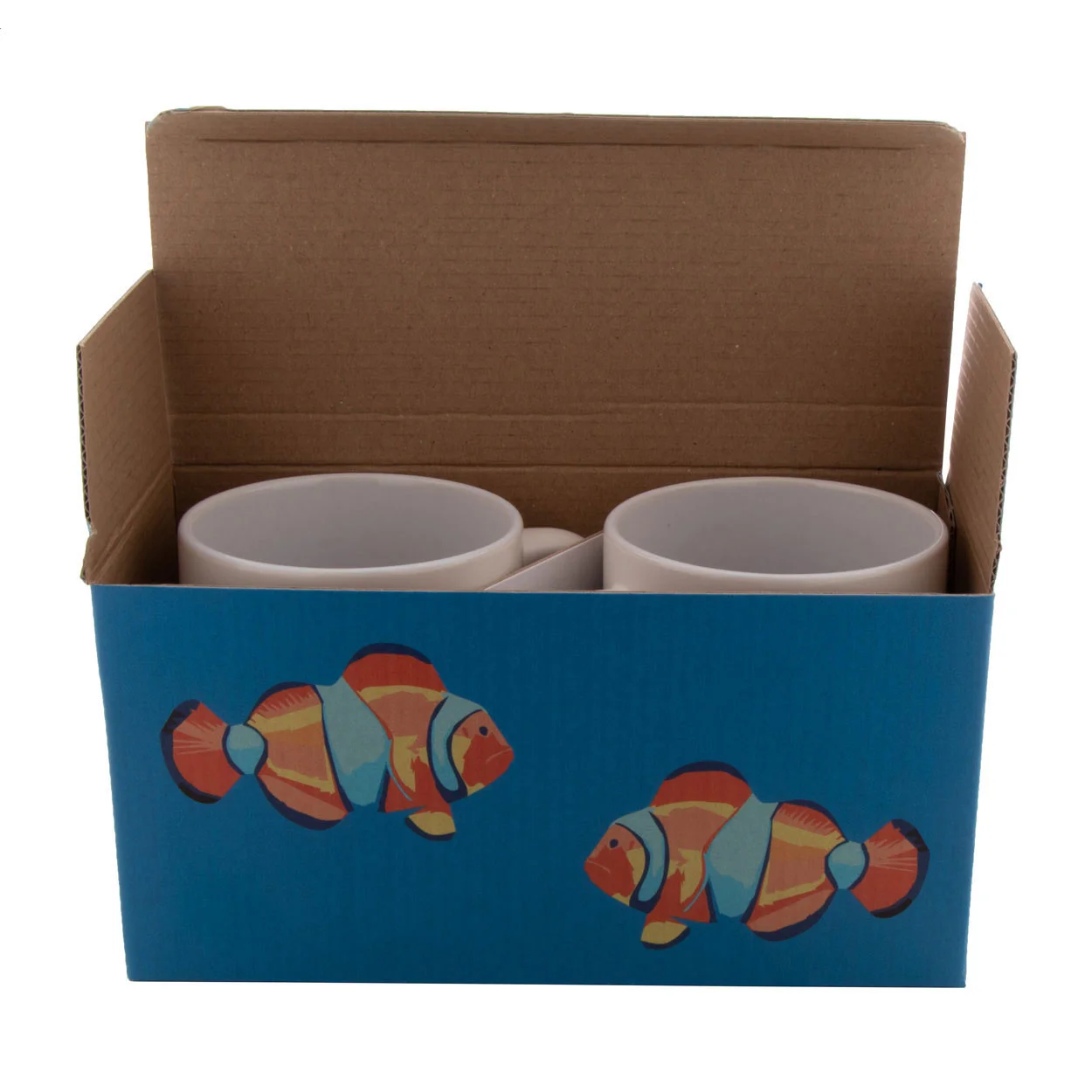 Individuelle Doppel-Tassenbox CreaBox Mug Double, weiß – Bild 7