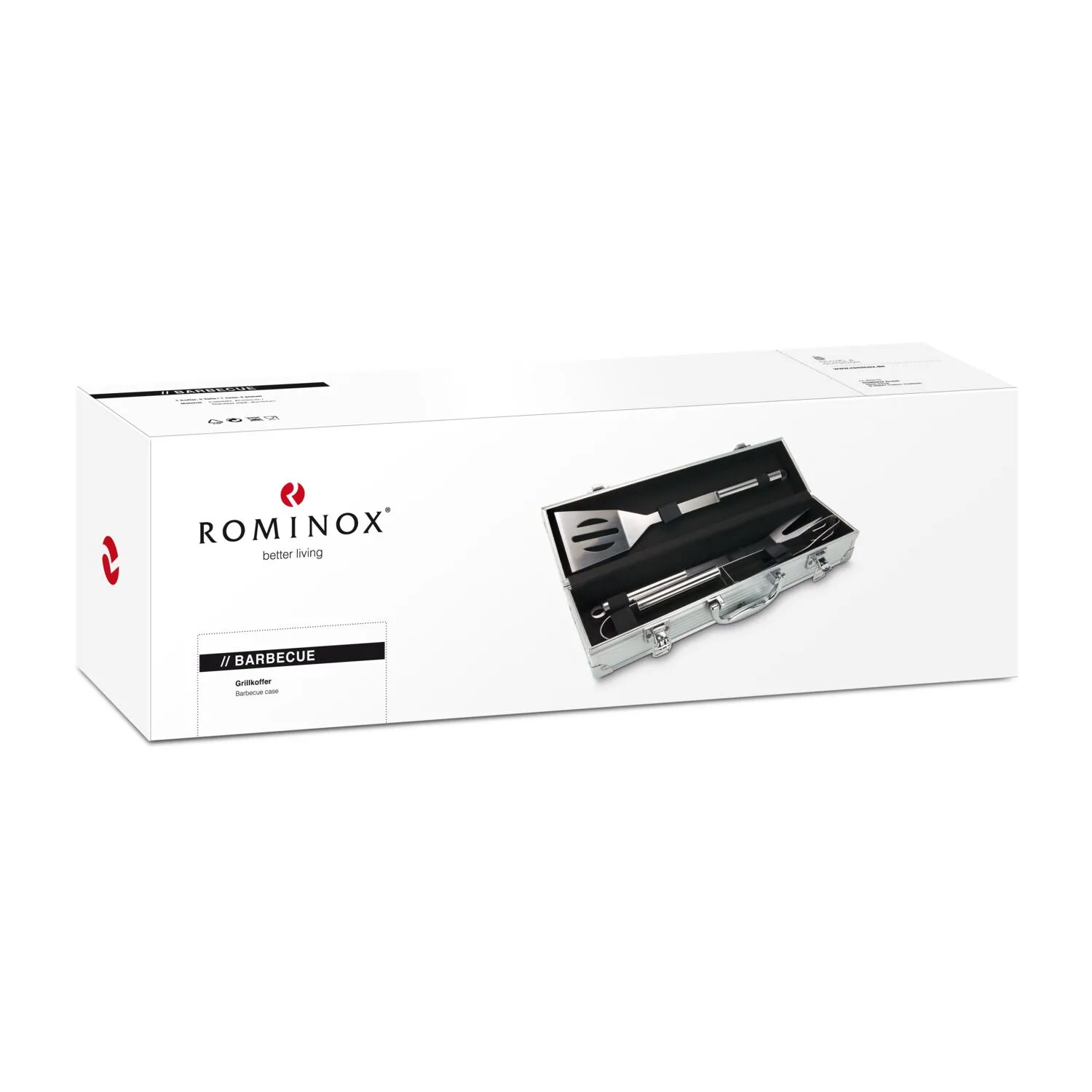 ROMINOX® Grillkoffer // Barbecue, silber – Bild 4