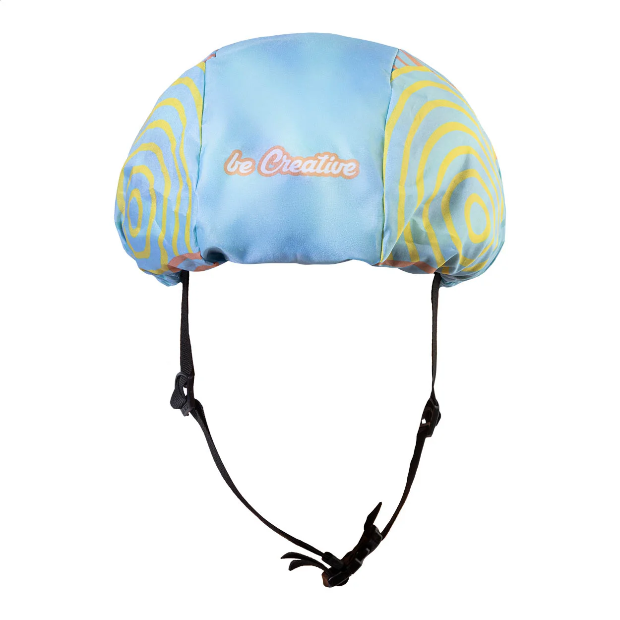 Individueller Helmüberzieher CreaHelm Ride, weiß – Bild 3
