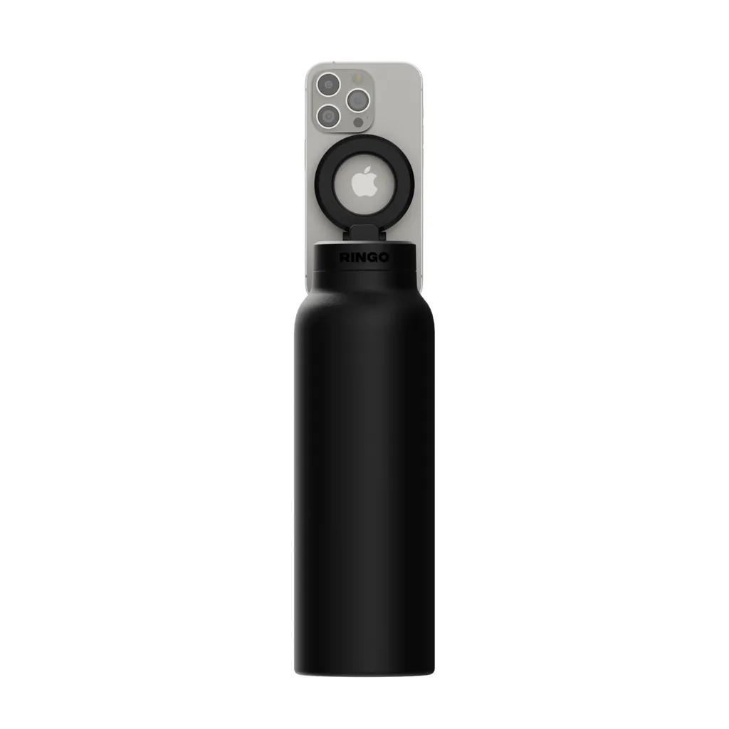 RINGO Pro MagSafe®-Trinkflasche mit magnetischem Ring, schwarz – Bild 6