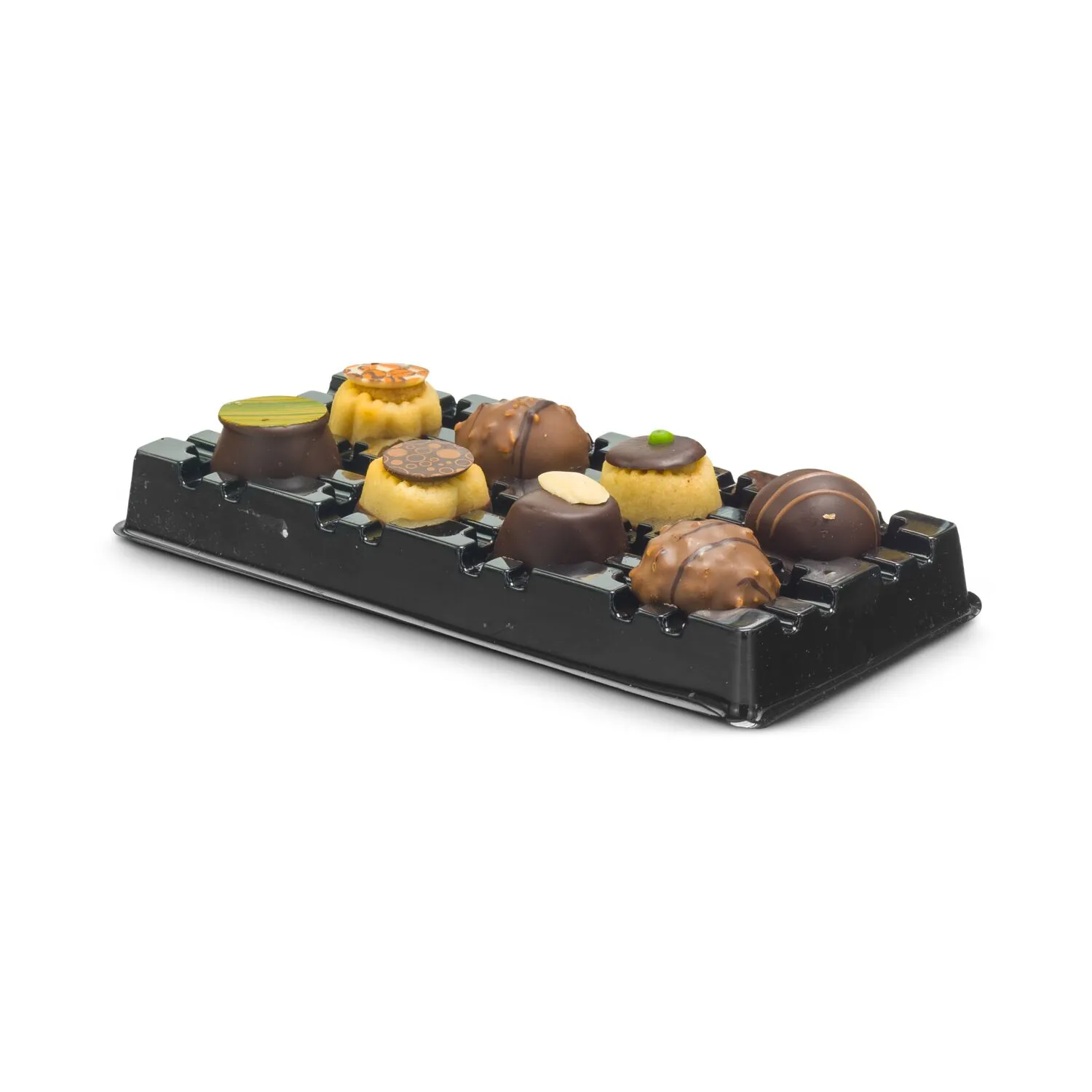 Geschenkset / Präsenteset: Marzipan Pralinés, schwarz – Bild 3